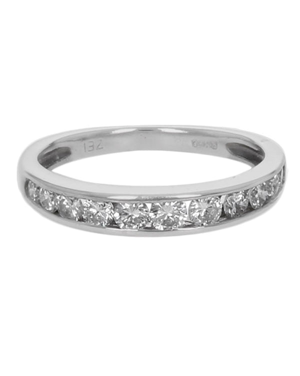 11 Stone Diamond Band in Platinum