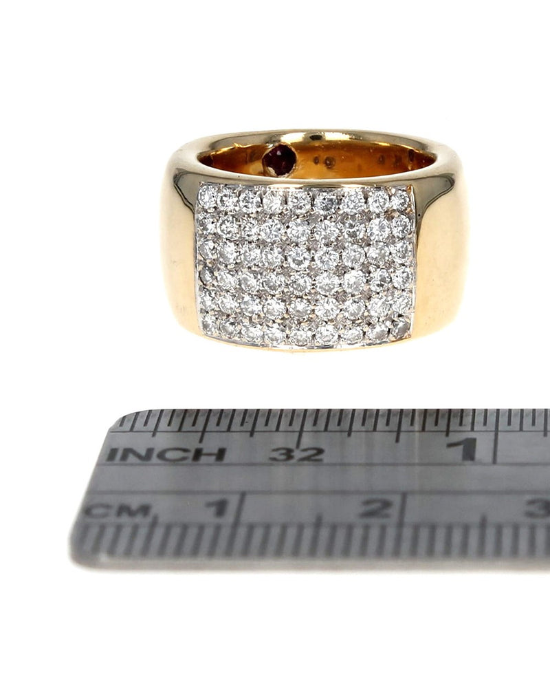 Roberto Coin Diamond Pave Wide Band