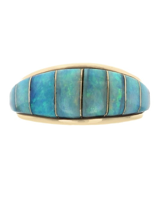 Opal Panel Tapered Band
