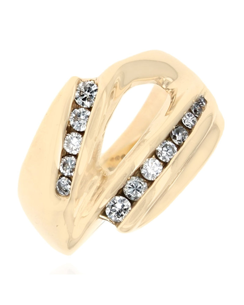 Diamond Open Bypass Tapered Band