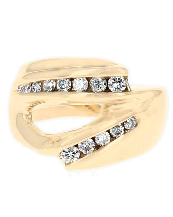 Diamond Open Bypass Tapered Band