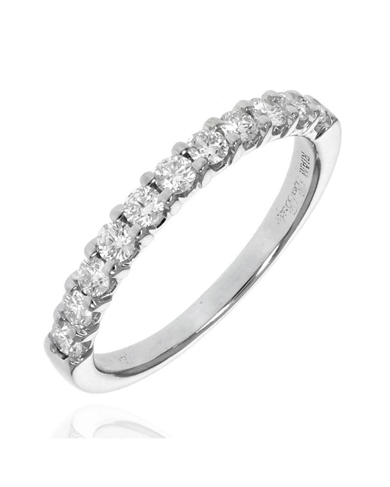 Shared Prong Round Diamond Band