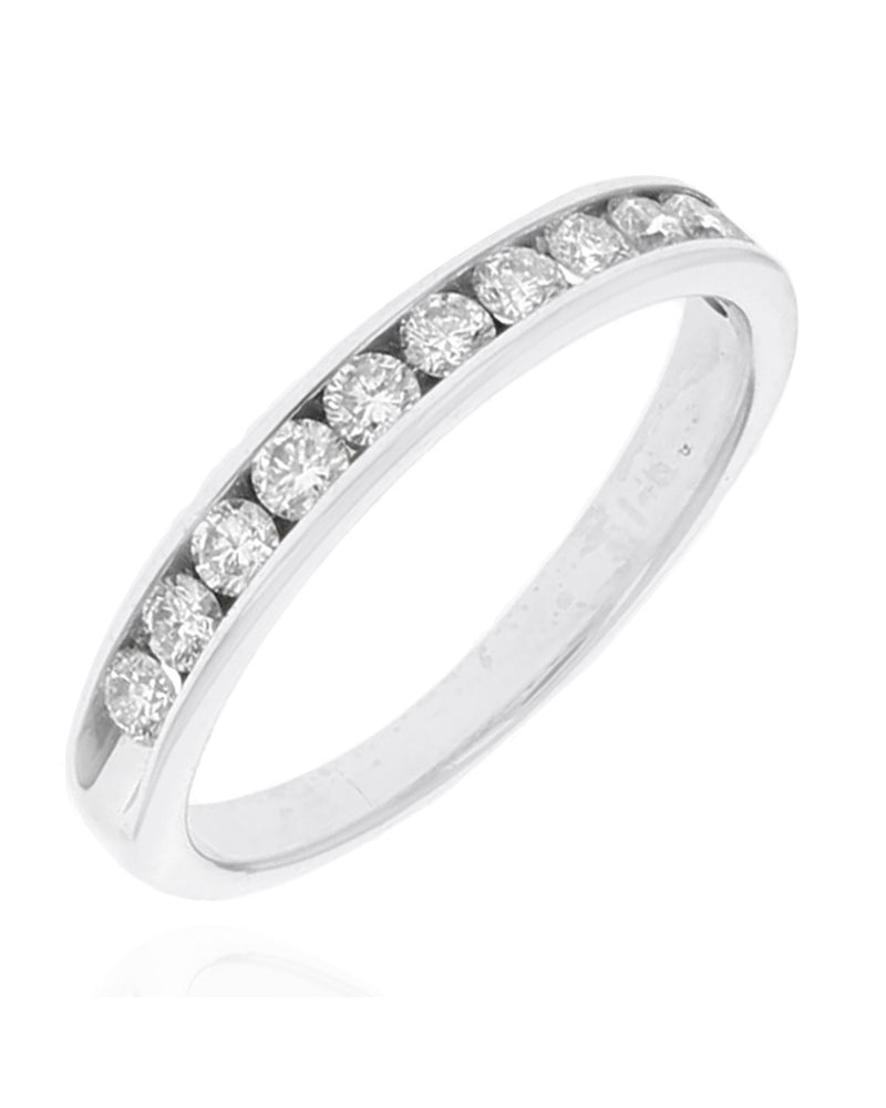 Channel Set Diamond Band