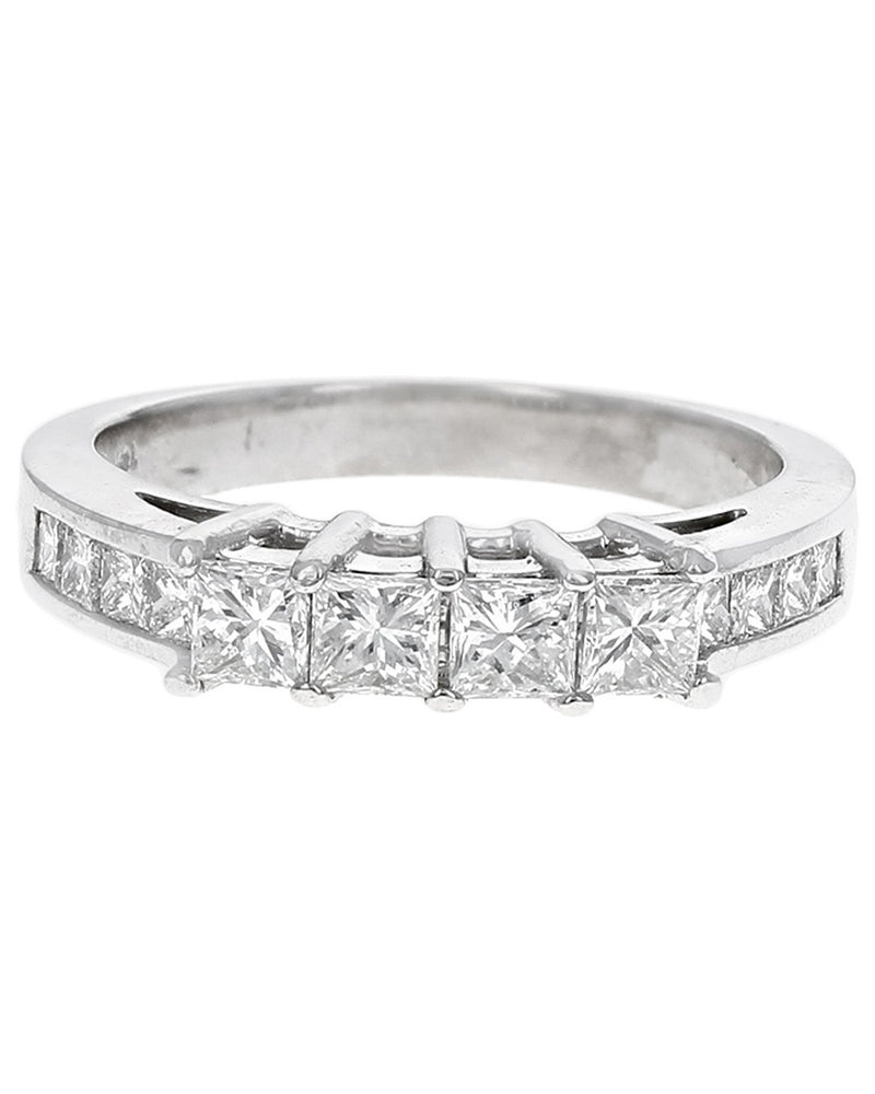 Princess Cut Diamond Ring in White Gold