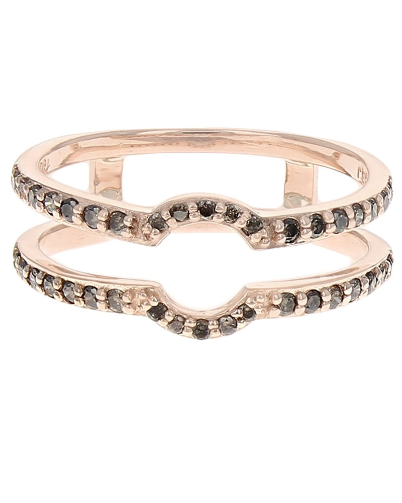 Diamond Ring Guard in Rose Gold