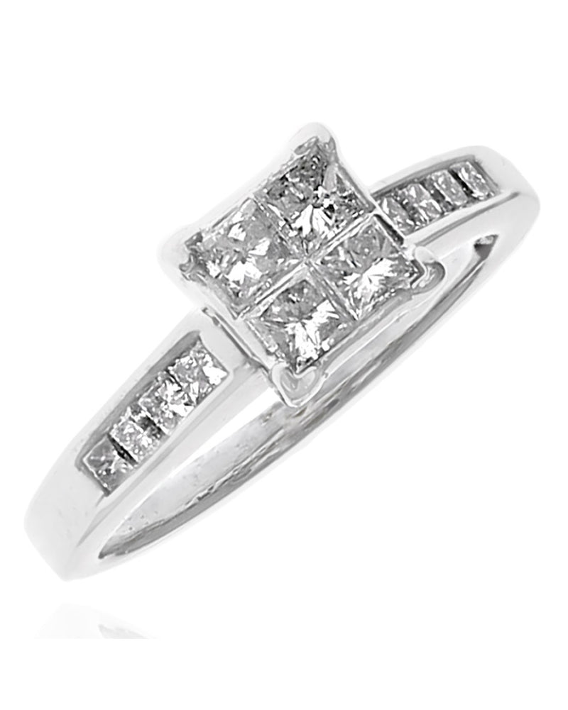 Princess Diamond Engagement Ring