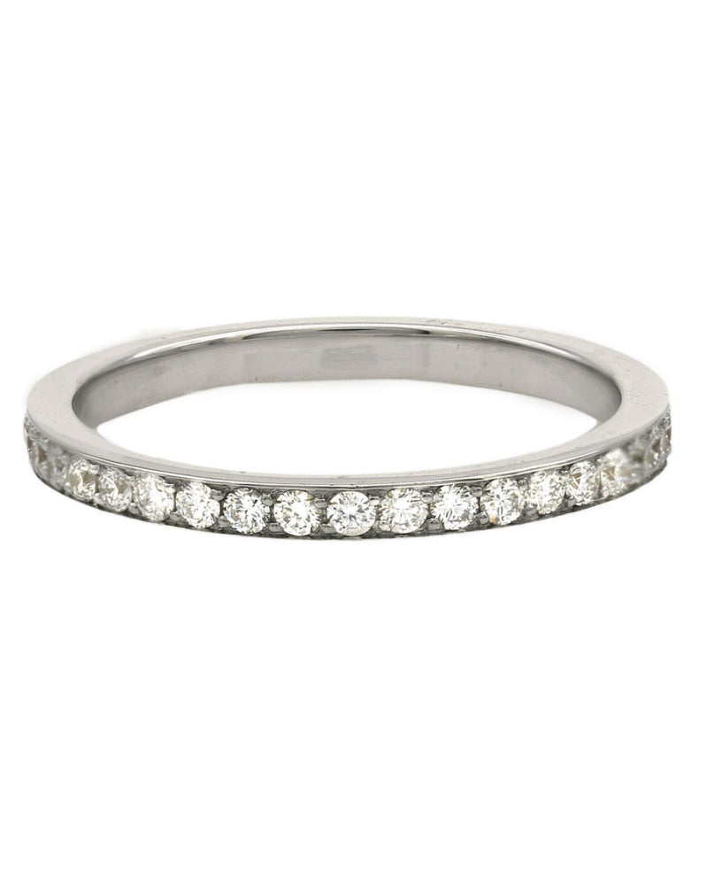 Round Diamond Eternity Band in White Gold