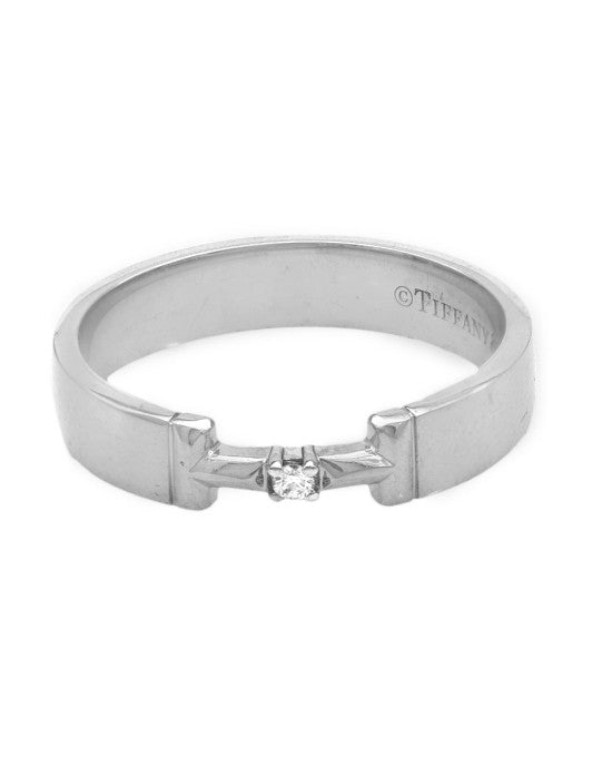 True Diamond Link Ring in White Gold