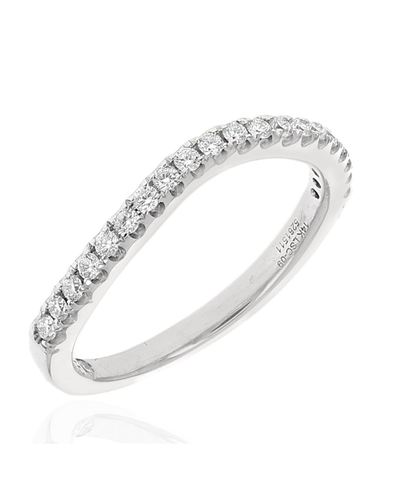 Diamond Ring Guard in White Gold