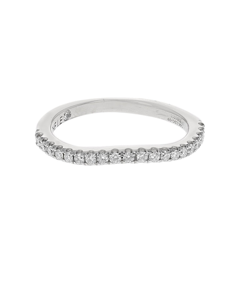 Diamond Ring Guard in White Gold