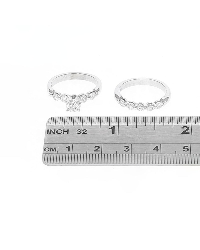 Shared Prong Round Diamond Band