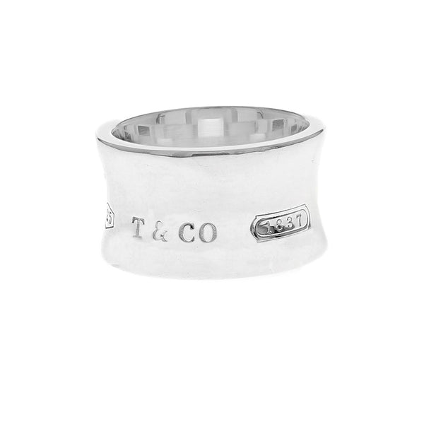 Tiffany & Co 1837 Wide Concave Band in Silver