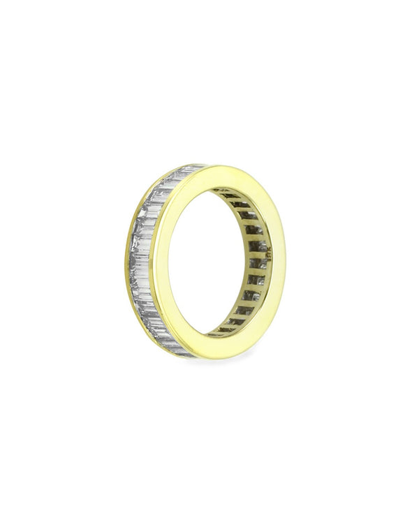 Baguette Diamond Eternity Band in Gold