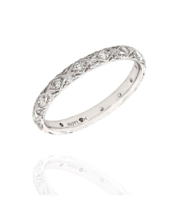 Harry Kotlar Diamond Eternity Ring in Platinum