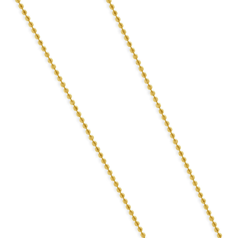 14K Yellow Gold Bezel Set Citrine Solitaire Necklace