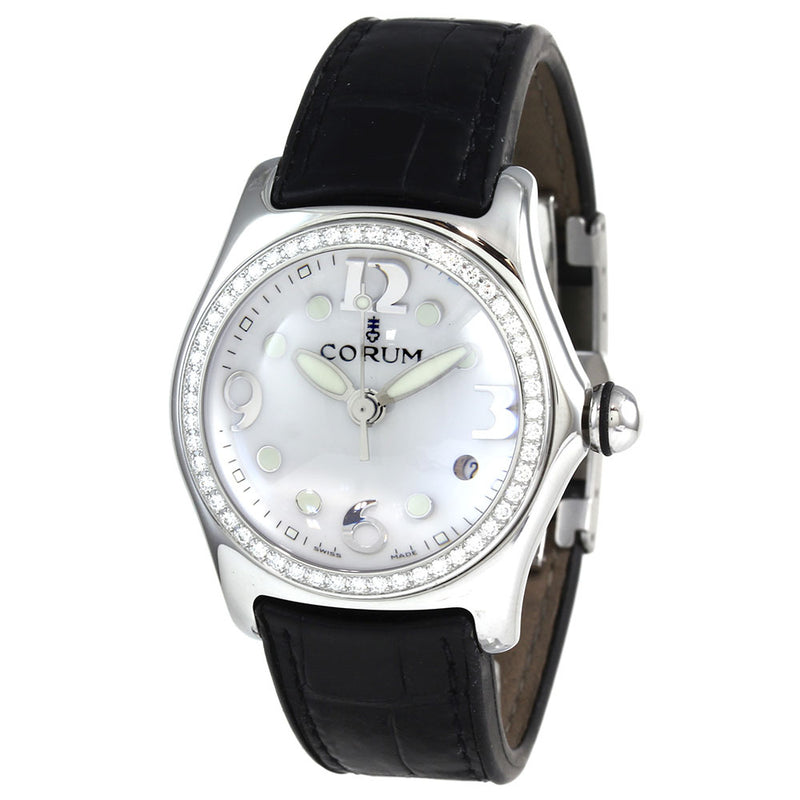 Corum Bubble 35mm Stainless Steel Diamonds 39.151.47