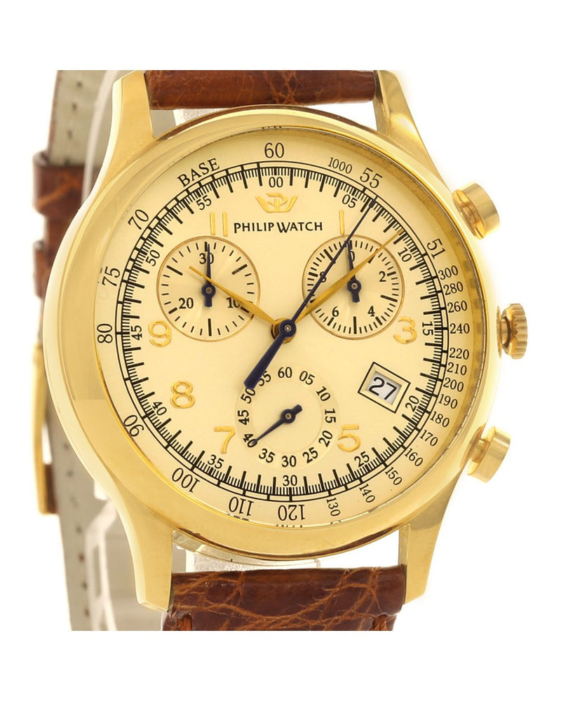 Men's 18K Gold Chronograph Philip Watch 8071941021