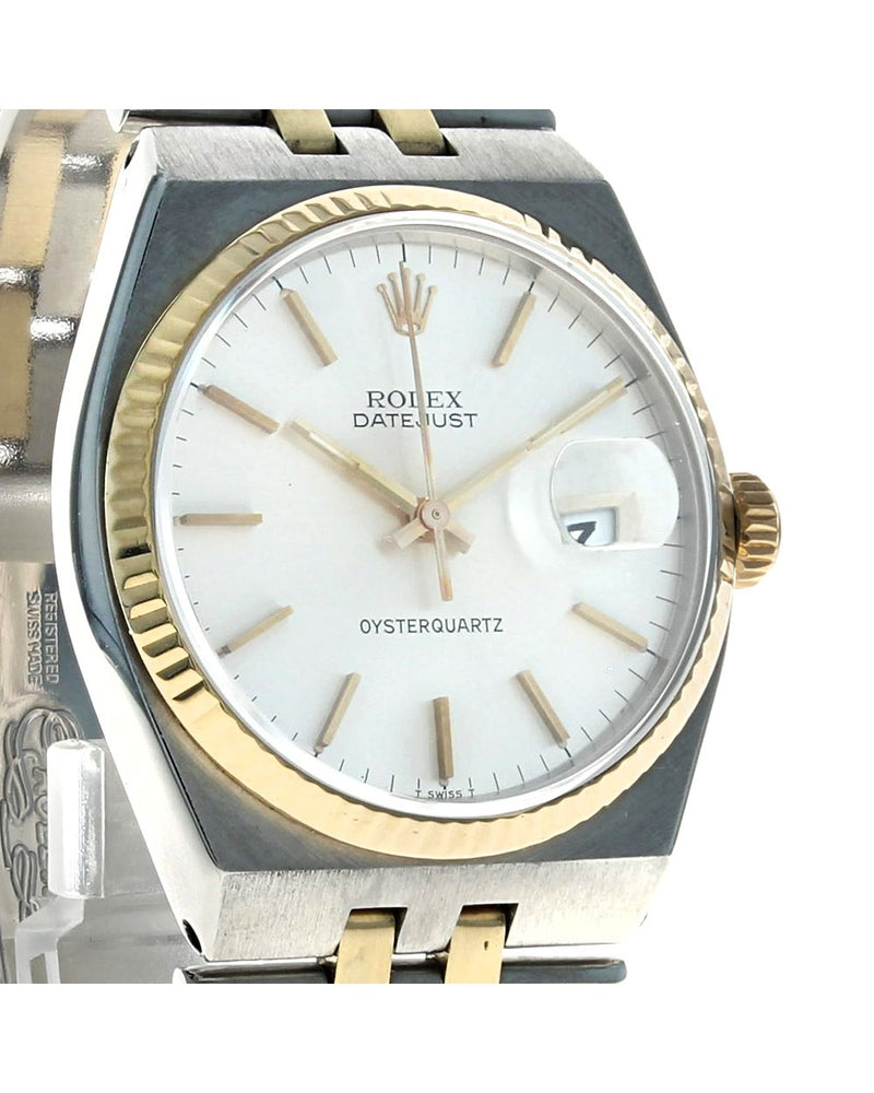 Rolex Datejust Oysterquartz Stainless Steel Yellow Gold 17013