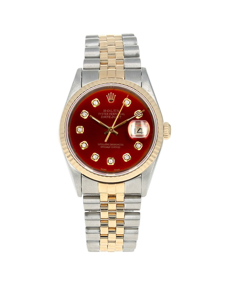 Rolex Datejust 36 Stainless Steel Yellow Gold 16233