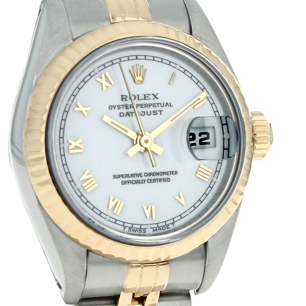 Rolex Lady-Datejust 26mm Stainless Steel Yellow Gold 69173