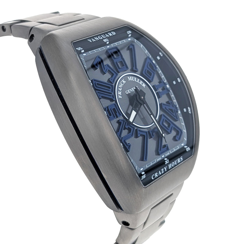 Franck Muller Vanguard Crazy Hours Titanium V45CHTTBRBL