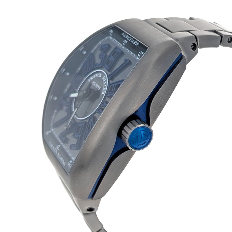 Franck Muller Vanguard Crazy Hours Titanium V45CHTTBRBL