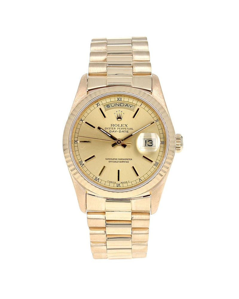 Rolex Day-Date 36 Yellow Gold President 18238