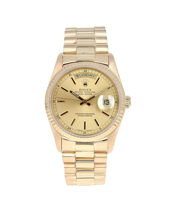 Rolex Day-Date 36 Yellow Gold President 18238