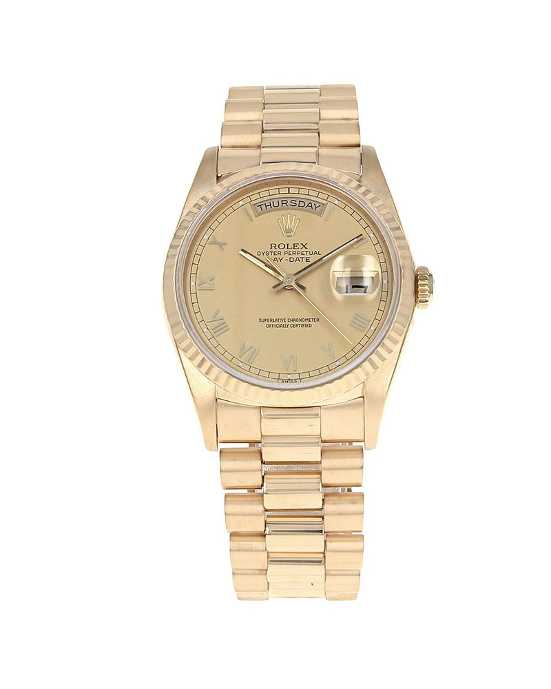 Rolex Day-Date 36 Yellow Gold President 18238