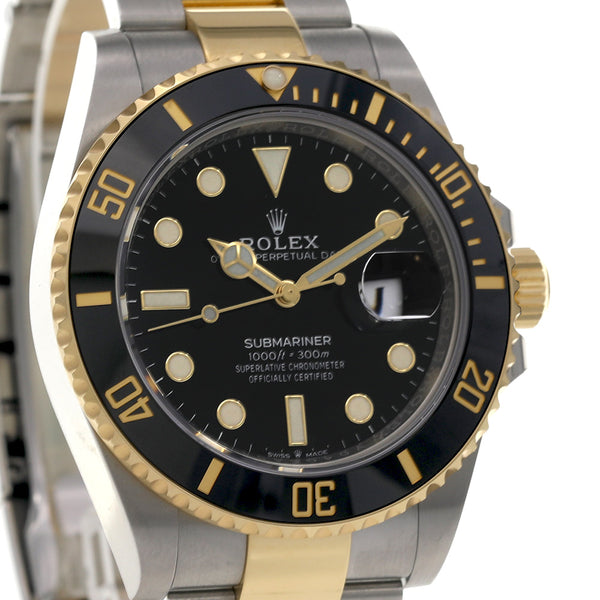 Rolex Submariner Date 41mm Stainless Steel Yellow Gold 126613LN