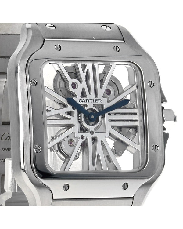 Santos De Cartier Large Stainless Steel 4109 WHSA0015