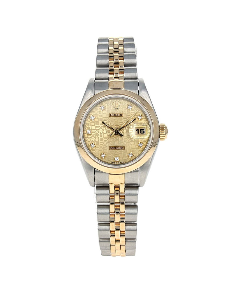 Rolex Lady-Datejust 26mm Stainless Steel Yellow Gold 69173