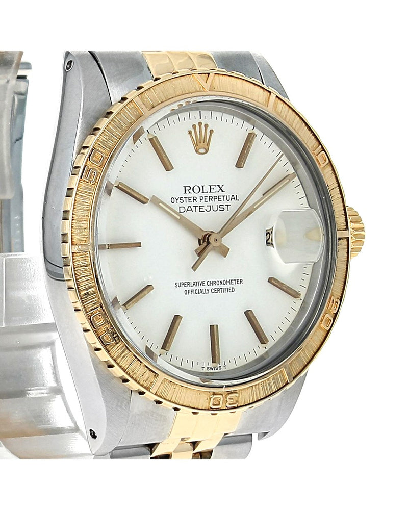 Rolex DateJust Thunderbird 36mm Stainless Steel Yellow Gold 16253