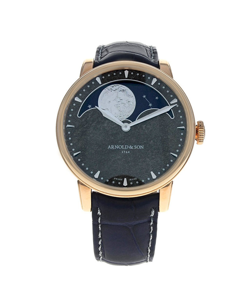 Arnold & Son Perpetual Moon Obsidian Dial Rose Gold 21.3.7.01.05 1GLAR.Z01A.C154A