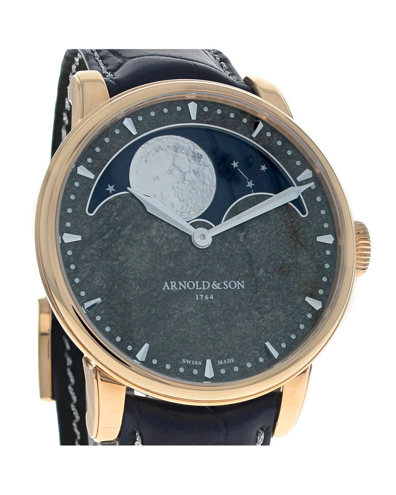 Arnold & Son Perpetual Moon Obsidian Dial Rose Gold 21.3.7.01.05 1GLAR.Z01A.C154A