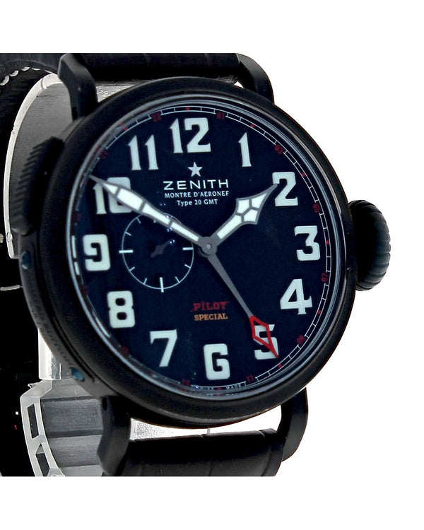 Zenith Pilot Montre D'Aeronef Type 20 GMT Titanium 48mm 96.2430.693