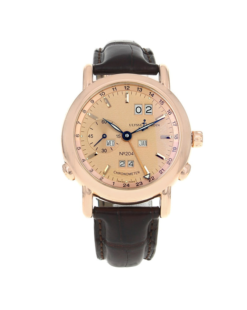 Ulysse Nardin GMT Perpetual Limited Edition Rose Gold 40mm 322-88