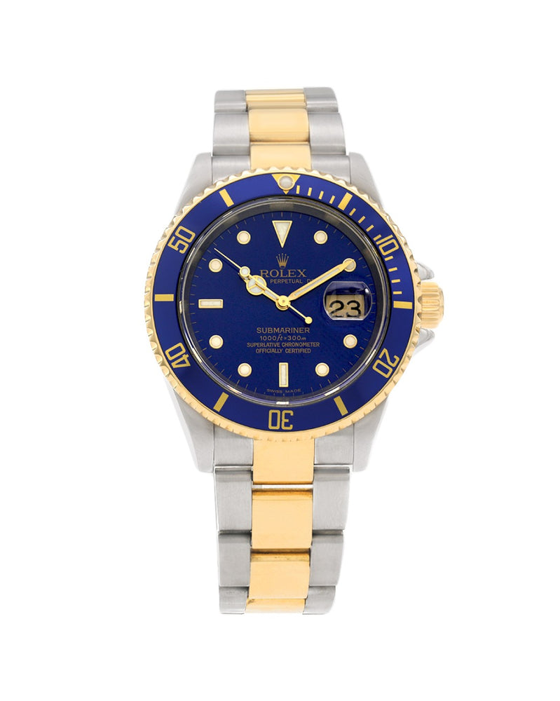 Rolex Submariner Date 40mm Stainless Steel Yellow Gold 16613