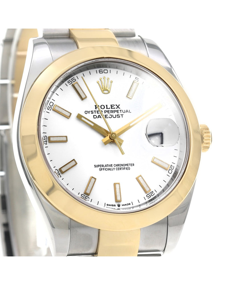 Rolex Datejust 41 Stainless Steel Yellow Gold 126303