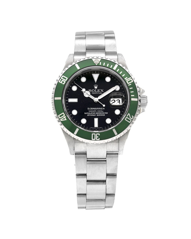 Rolex Submariner Date 40mm Stainless Steel Kermit 16610V