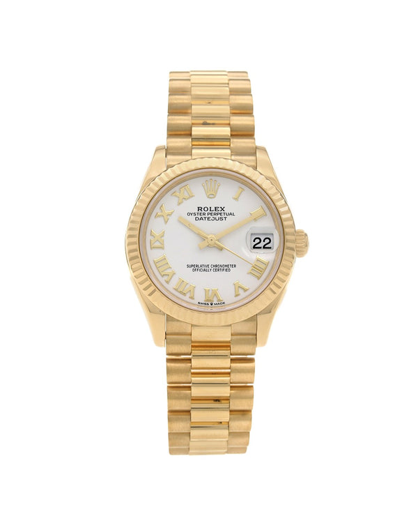 Rolex Datejust 31 Yellow Gold President 278278