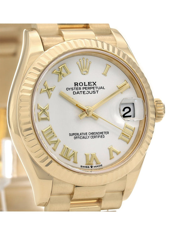 Rolex Datejust 31 Yellow Gold President 278278