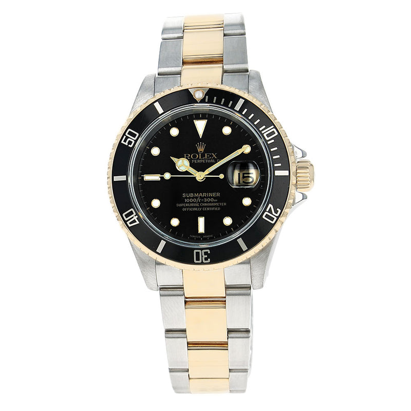 Rolex Submariner Date 40mm Stainless Steel Yellow Gold 16613