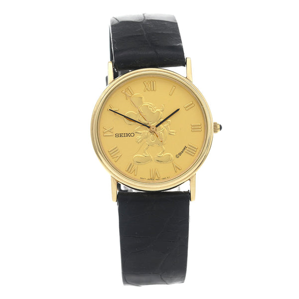 Seiko 14K Yellow Gold Disney Mickey Mouse 7N01-6869