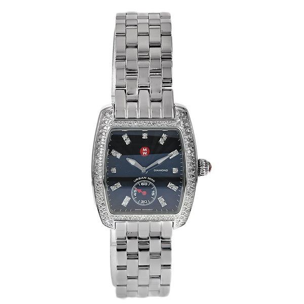 Michele Urban Mini Stainless Steel Diamonds MW02A01A2927