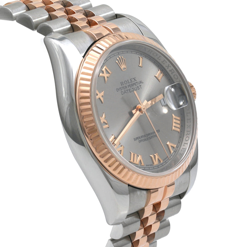 Rolex Datejust 36 Stainless Steel Rose Gold 116231