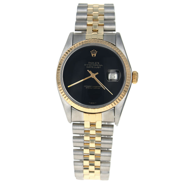 Rolex Datejust 36mm Stainless Steel Yellow Gold 16030