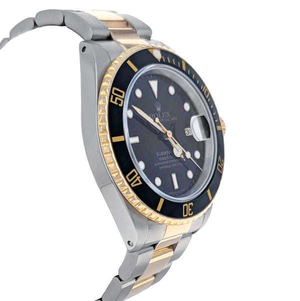 Rolex Submariner Date 40mm Stainless Steel Yellow Gold 16613