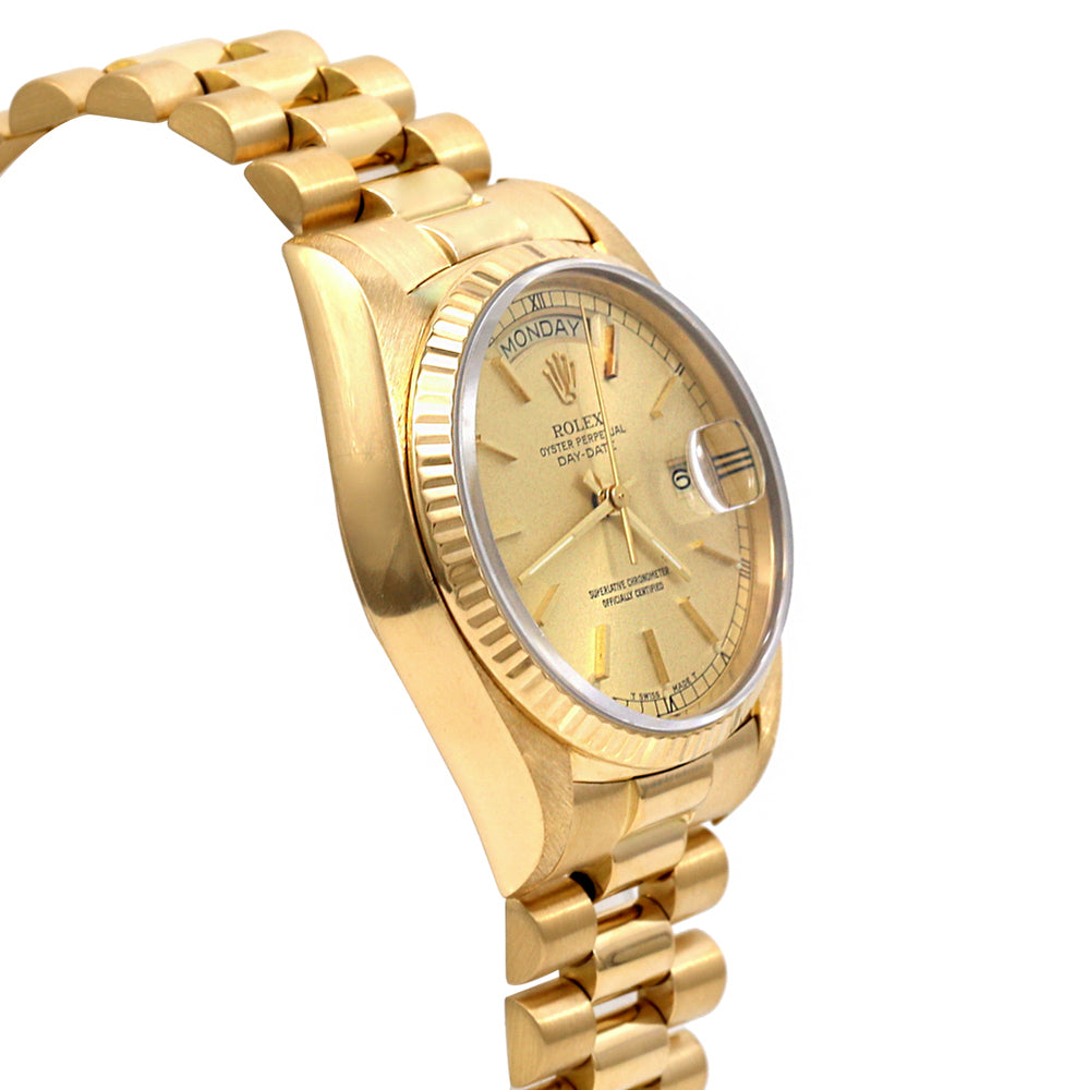 Rolex Day-Date 36 Yellow Gold President 18038