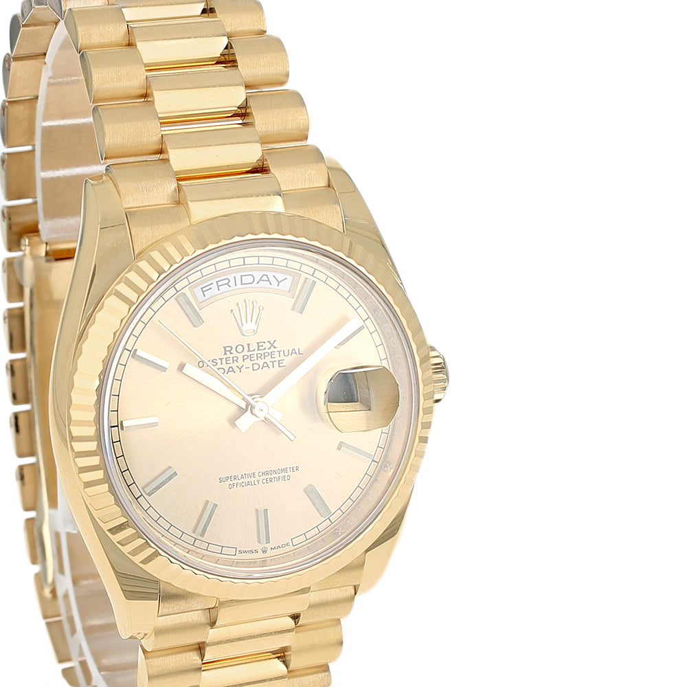 Rolex Day-Date 36 Yellow Gold President 128238